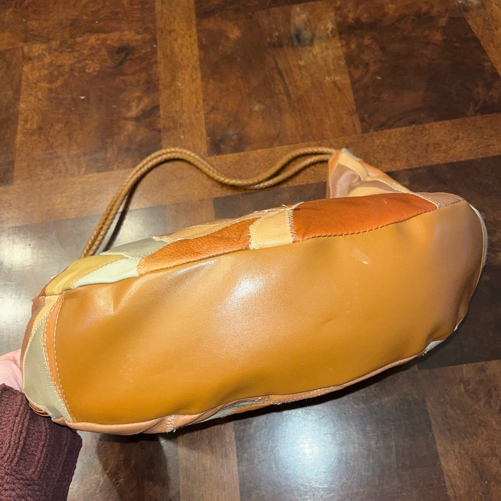 Brown Patchwork Leather Great American Leatherwor… - image 5